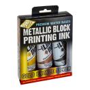 Linooltrükivärvide kmpl metallik 3x100ml 