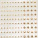 Self-adhesive pearls creme108pcs mat