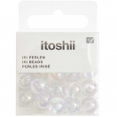 Beads, round, iridescent 20pcs, 10mm