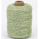 Cotton cord luxe, light olive/ gold