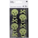 Sticker, Skulls Glow in dark