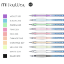 Geelpliiats Deco Gel 1.0 MilkyWay 203 Green