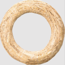 Straw wreath, 35cm