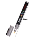 Acrylic marker Artix silver