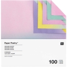 Origami paber 15x15cm, 100l, Duo Color, Blurry Gradient