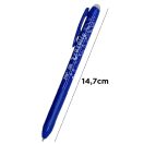 Erasable ballpoint pen, blue 