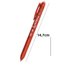 Erasable ballpoint pen, red 