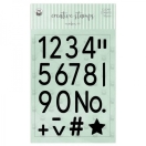 CLEAR STAMP SET A6 Numbers