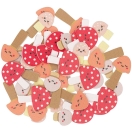 WOODEN confetti Mushroom, 48pcs