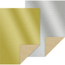 Kraft Paper “Boutique Natura Gold/Silver” | silver-coloured/gold-coloured