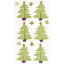 Stickers "Christmas trees 7.5 x 16.5