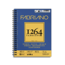 Visandiplokk Fabriano 1264, A5, spiraal, 90gr, 60l.