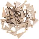 Deco confetti christmastree, wood 48pcs nauture