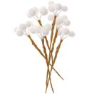 Artificial Berries, 6 bunces, white