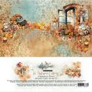 Paper collection set Autumn Colors,, 250 gsm (24 sheets, 12 designs, 4x6 double-sided sheets)