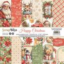 Paper Pad 15x15cm, 24p, Happy Christmas