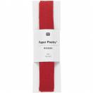 Cotton Ribbon, Red, 16 mm x 3 m