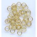 Split rings 8mm gold 50pcs