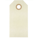 Tags 4x8cm natural white 1000pcs