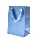 Gift Bag 18x26x12cm Metallic Blue