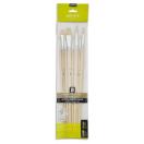 White Bristle Brush Set 8pcs