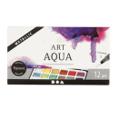 Watercolors in pans 12ct set metallic