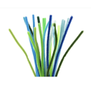 Pipe Cleaners, thickness 6 mm, blue-green mix, 25 pcs