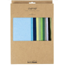 Craft Felt Sheets 20x30cm/ assortment blue-green10pcs