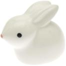 Porcelain bunny, white, minimalistic