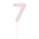 Candle Number 7, Pink