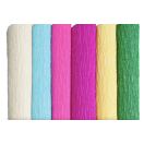 Crepe Paper, set, 6pcs, vivid